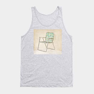 Digital Retro Relic Classic Lawnchair Sodaartstudio Tank Top